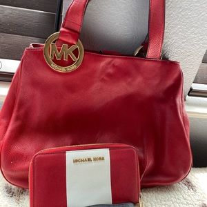 Beautiful Red Purse with wallet